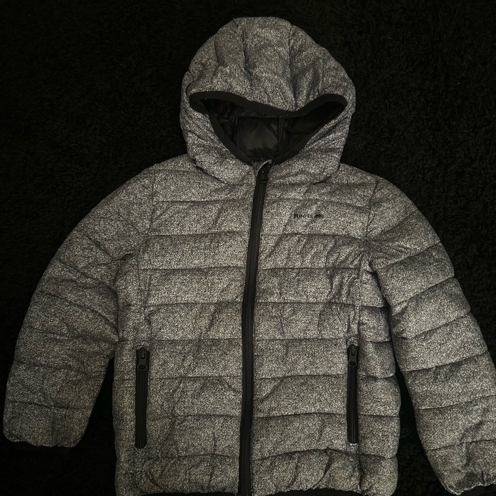Roots Kids Gray Puffer Jacket